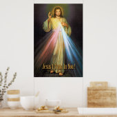 Divine Mercy Devotional Afbeelding Poster (Keuken)
