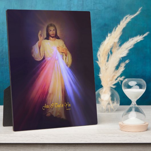 Divine Mercy Fotoplaat (Zijkant)