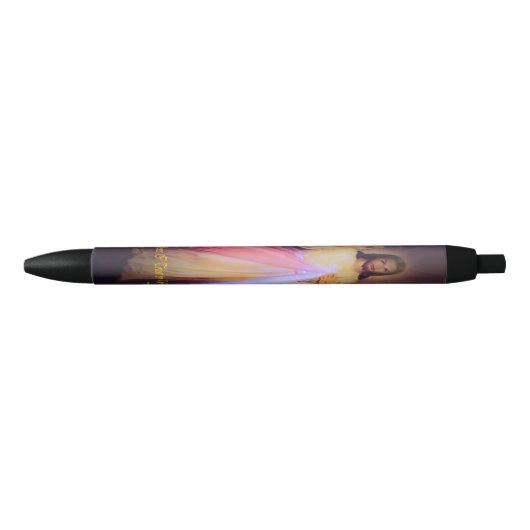 Divine Mercy Gold Zwarte Inkt Pen (Voorkant)
