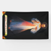 Divine Mercy Jesus Banner 3'x5' (Horizontaal)