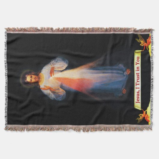Divine Mercy Jesus Faustina 02 2020 Deken (Voorkant)