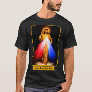Divine Mercy Jesus, ik vertrouw op jou katholiek T-shirt