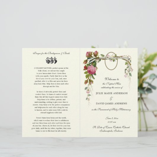 Divine Mercy Programme de mariage de masse catholi (Debout devant)