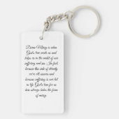 Divine Mercy Sleutelhanger (achterkant)