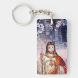 Divine Mercy, St. Faustina, Jezus die ik in jou ve Sleutelhanger