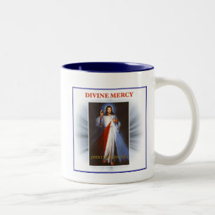 Divine Mercy Tweekleurige Koffiemok
