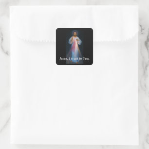 Divine Mercy Vierkante Sticker