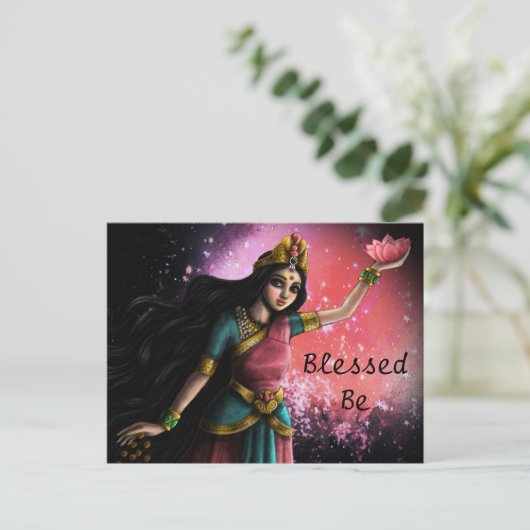 Divine Moeder Briefkaart (Staand voorkant)