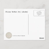 Divine Moeder Briefkaart (Achterkant)