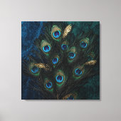 Divine Peacock Feathers Wall Art | Boho Spiritual Canvas Afdruk (Voorkant)