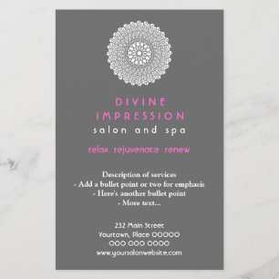 Divine Pink Impression Verticaal Flyer