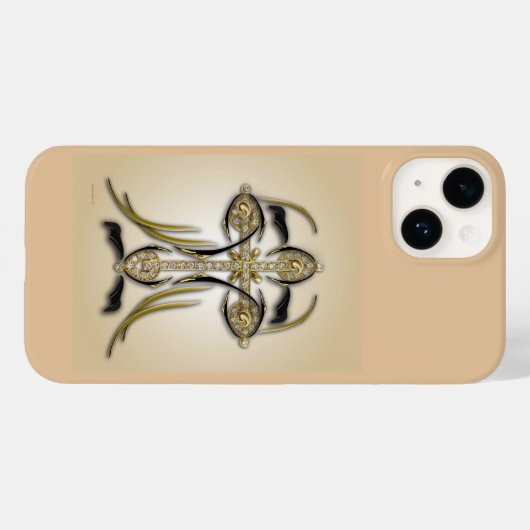 "Divine Request", Apple iPhone 14 Coque (Verso (horizontal))