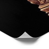 Divine Serene Krishna Flute Art Poster (Hoek)