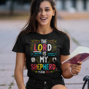 Divine Shepherd: Bijbelse kunst T-shirt