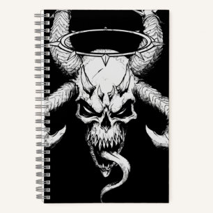 Divine Skull of Death Black Notitieboek