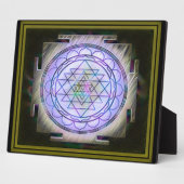 Divine Sri Yantra13 Plaque Fotoplaat (Zijkant)