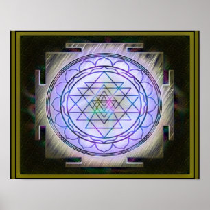 Divine Sri Yantra13 Poster