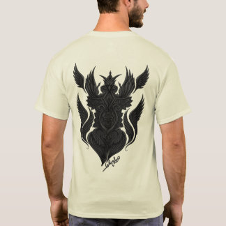 Divine Symmetry: Intricate Black & White  T-shirt
