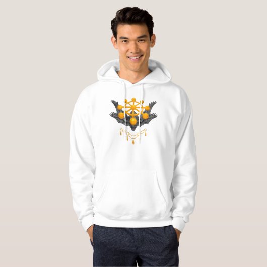 🐺Divine Wheel Beast Sweat à capuche – Forme de Ga (Devant entier)