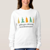 Divine Wishes: Spiritual Christmas Sweatshirt (Devant)