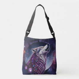 Divine Wonders Wolf Crossbody Tas