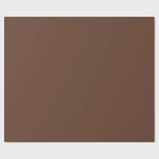 Divinely Confectionary Brown Color Cadeaupapier (Vlak)