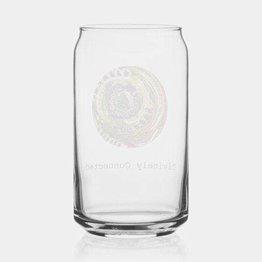 Divinely Connected Mantra and prayer portal Blikvorm Glas (Voorkant)