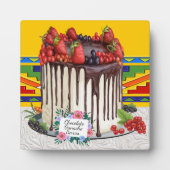 Divinely Decadent Cake Plaque Fotoplaat (Voorkant)