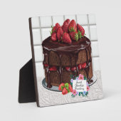 Divinely Decadent Cake Plaque Fotoplaat (Voorkant)