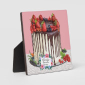 Divinely Decadent Cake Plaque Fotoplaat (Voorkant)