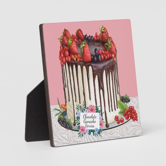 Divinely Decadent Cake Plaque Fotoplaat (Voorkant)