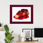 Divinely Decadent Cheesecake Art Poster (Thuiskantoor)