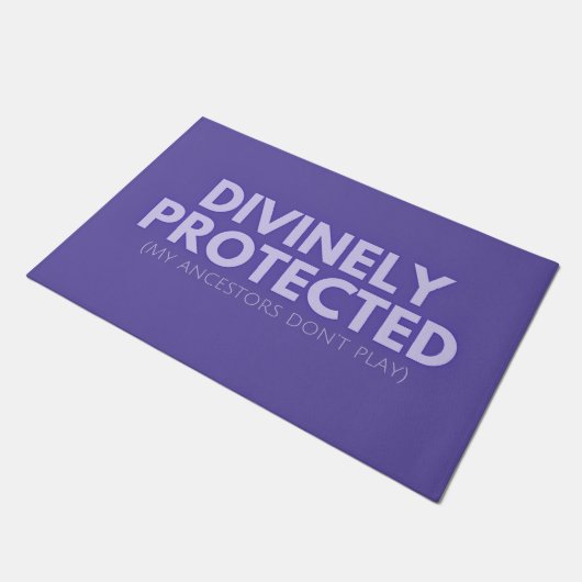 Divinely Protected Deurmat (Schuin)