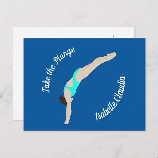 Diving Briefkaart (Voorkant / Achterkant)