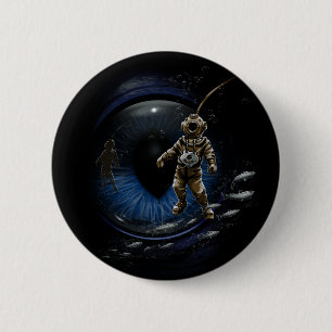 Diving Buddy Ronde Button 5,7 Cm