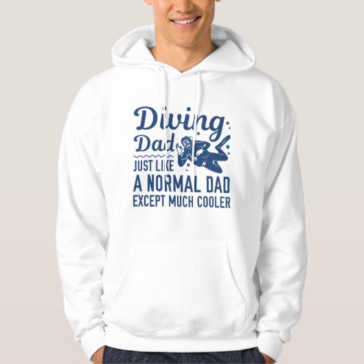 Diving Dad Hoodie (Voorkant)