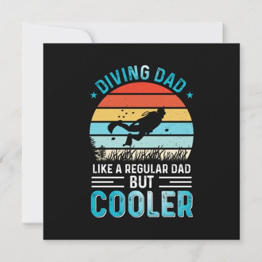 Diving Dad Kaart (Voorkant)