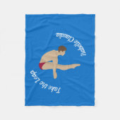 Diving Fleece Deken (Voorkant)