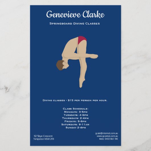 Diving Flyer (Voorkant)