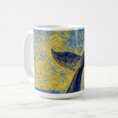 Diving Humpback van Gogh style mugs (Devant gauche)
