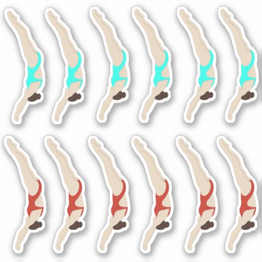 Diving Sticker (Voorkant)