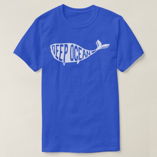 Diving Whale Ocean T-shirt (Design voorkant)