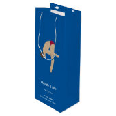 Diving Wijn Cadeautas (Voorkant Gekanteld)