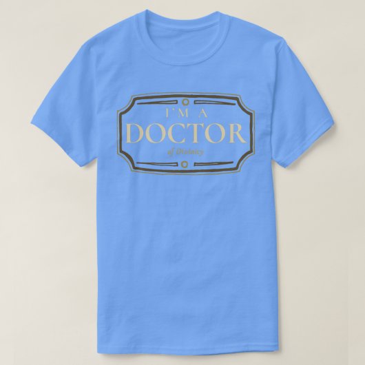 Divinity Doctorate Grage PhD Afstuderen Gift 1 T-shirt (Design voorkant)