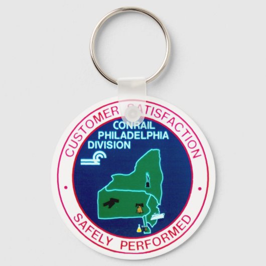 Divisie Conrail Railroad Philadelphia Sleutelhanger (Voorkant)