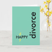 Divorce-kaart Kaart (Gele Bloem)