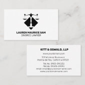 Divorce Lawyer Clean & minimalist Visitekaartje (Voorkant / Achterkant)