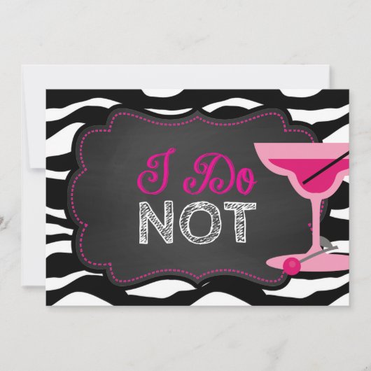 Divorce Party-alkboard Kaart (Voorkant)