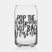 Divorce Party | Black and Gold Pop the Champagne (Verso)