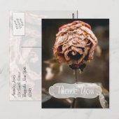 Divorce Party Dead Roos Dank u Briefkaart (Voorkant / Achterkant)